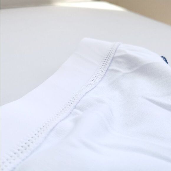 Men's color contrasting outer draw string swim briefs speedo swimwear Size S - Picture 9 of 9